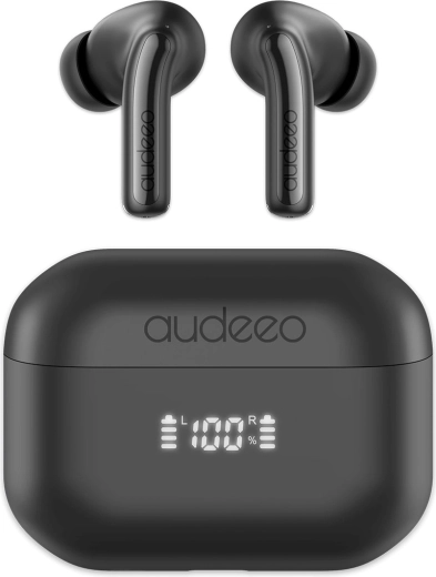 Bezprzewodowe słuchawki TWS Novatune czarne z ANC