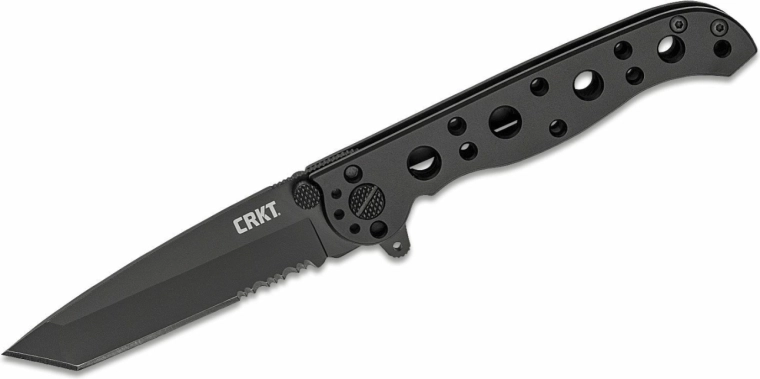 CRKT M16-10KS taktyczny nóż składany 7,6 cm, cały czarny, stal nierdzewna