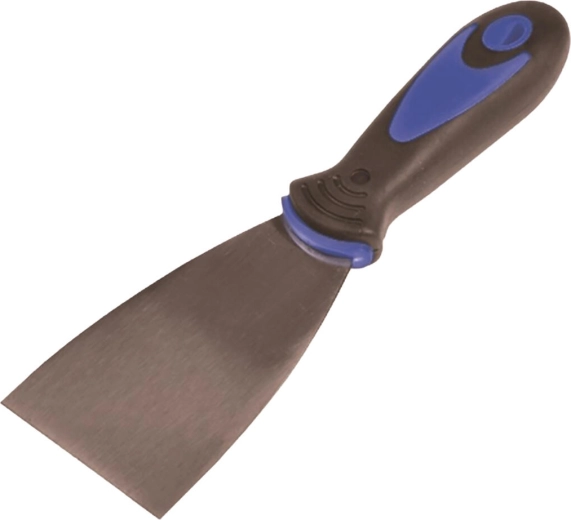 Nierdzewna szpachelka 40 mm z gumową rękojeścią