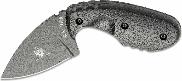 KA-BAR TDI Investigator taktyczny nóż z głownią stałą, czarny, Zytel, pochwa Kydex