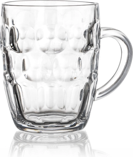 Szklany kufel do piwa Jess 600 ml z uchem