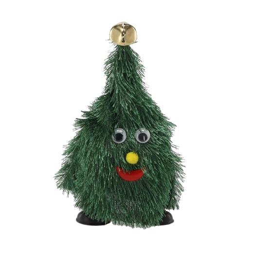 Śpiewająca i tańcząca choinka bożonarodzeniowa 20,5 cm CHOMIK