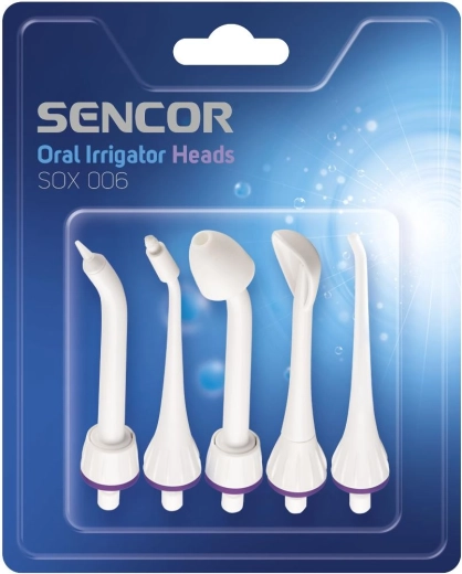 Sencor SOX 006 wymienne końcówki do irygatora doustnego SOI 1x