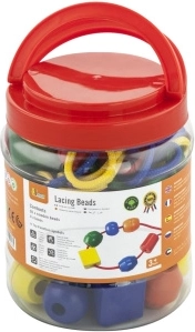 Drewniane koraliki do nawlekania do ręki – ekstra duże