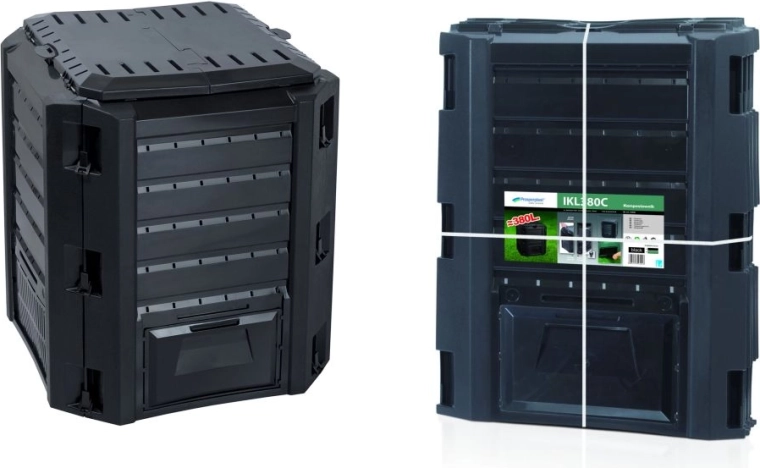 Kompostownik Compogreen 380 l – czarny, bez opakowania
