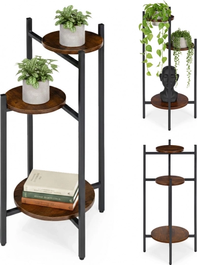 Stojak na kwiaty 3 poziomy loft MODERNHOME