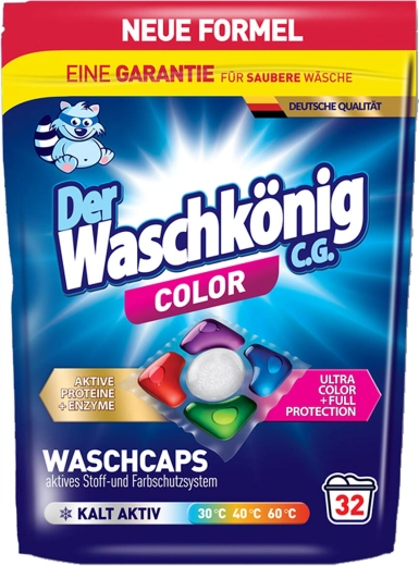Kapsułki do prania WASCHKÖNIG Color 32 dawek