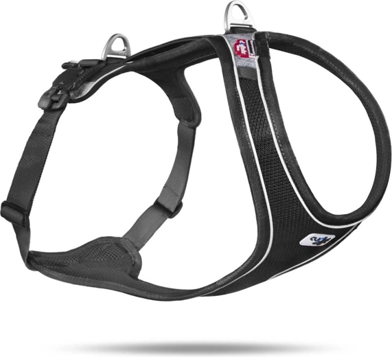 Szelki dla psów Curli Belka Comfort czarne rozmiar L (25–35 kg)
