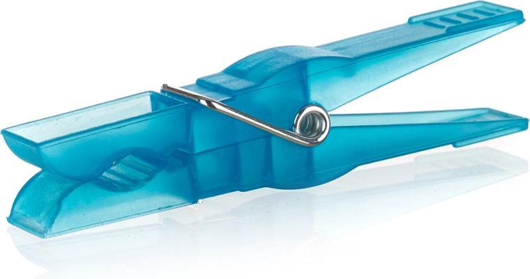 Plastowe klamerki do prania Economy, mix kolorów, 24 szt.