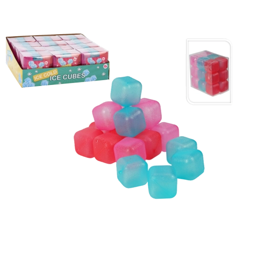Zestaw wielokrotnego użytku kostek chłodzących do napojów, 18 szt.