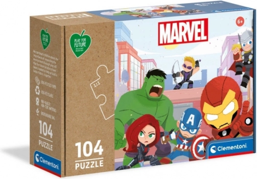 Puzzle CLEMENTONI Play for Future Marvel Avengers 104 elementy