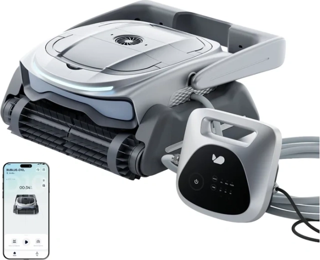 Robotyczny czyściciel basenu Bublue D10P z inteligentnym trasowaniem