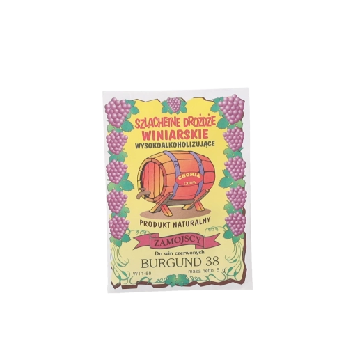 Winiarskie drożdże Burgund do czerwonego wina