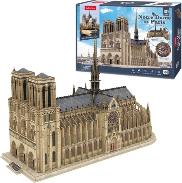 3D puzzle Katedra Notre-Dame od CubicFun