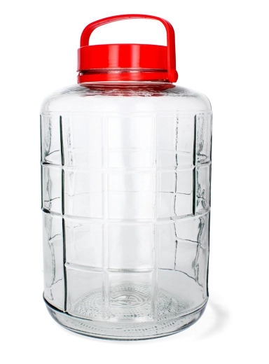 Uniwersalny szklany pojemnik 16 l z plastikową pokrywką