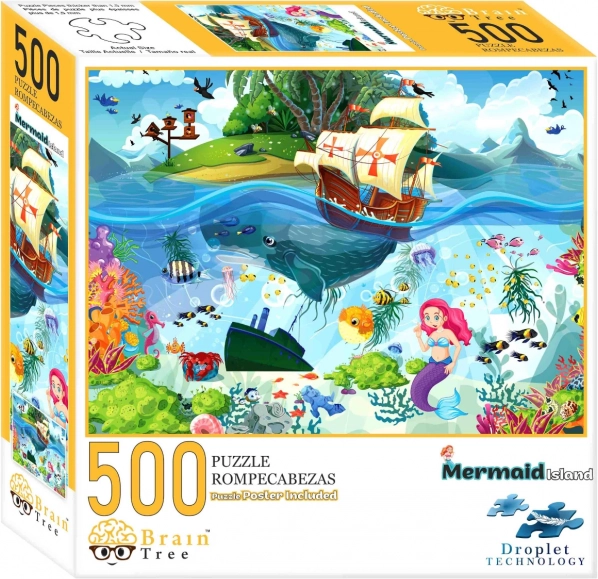 Puzzle Brain Tree Syrena Morska 500 elementów