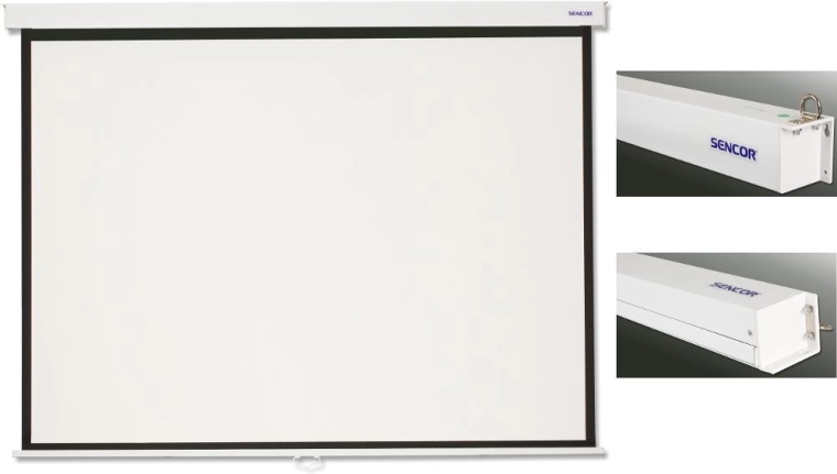 Manualny ekran projekcyjny Sencor 274 × 274 cm