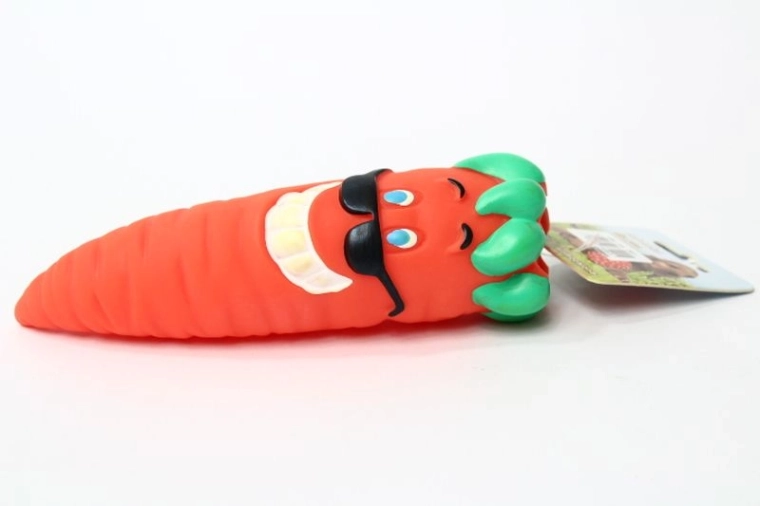 Piszcąca marchewka dla psów 19 cm