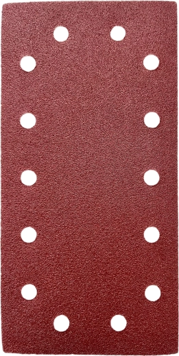 Wycinak ścierny 115 × 230 mm, ziarnistość 180, 14 otworów, na rzep (5 szt.)