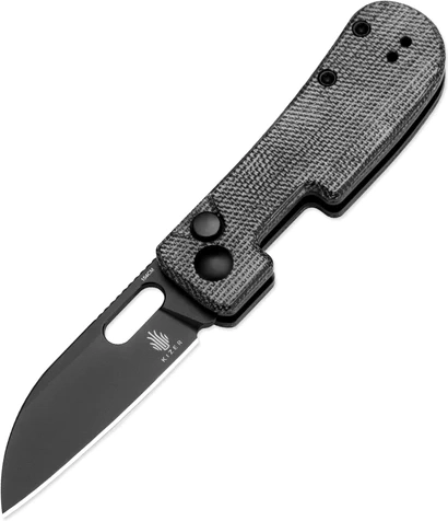 Kizer Banish nóż składany 5,8 cm, czarna Micarta