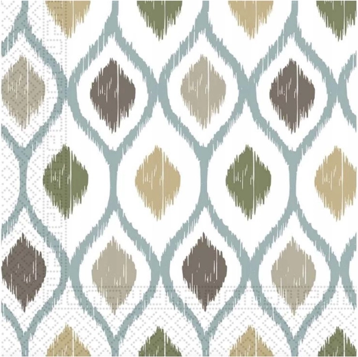 Serwetki Boho, 3-warstwowe, 33 × 33 cm