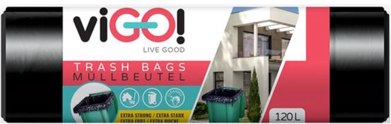 Worki na śmieci VIGO DeLuxe 120 l, 10 szt.