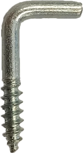 Hak z gwintem do drewna 20 × 2,5 mm, ocynkowany (600 szt.)