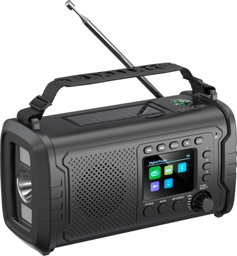 Awaryjne radio Sencor z DAB+, ładowaniem solarnym i powerbankiem