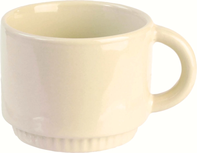 Ceramiczny kubek 225 ml kremowy