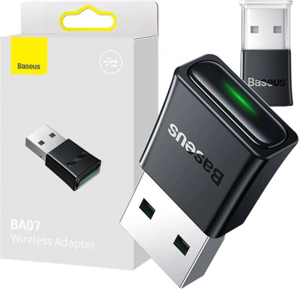 Bezprzewodowy adapter USB Baseus czarny