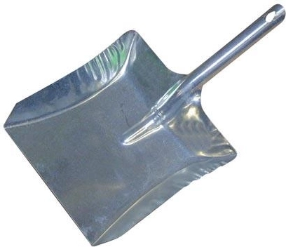 Metalowa szufelka na śmieci z ocynkowanej blachy 0,7 mm