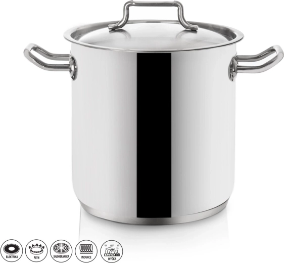 Garnek ze stali nierdzewnej STOCK 4,5 l z pokrywką