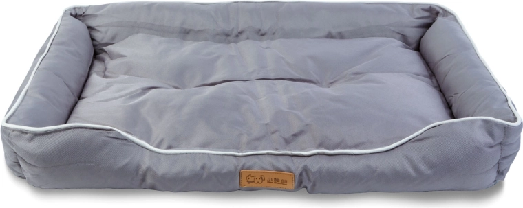 Szare legowisko dla psów 87 × 59 × 13 cm
