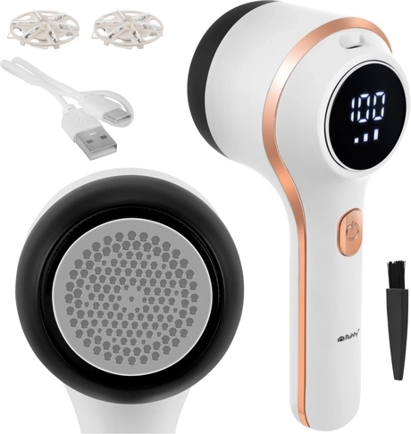 Bezprzewodowy golarki do tkanin RUHHY z LCD, 6 ostrzami i USB‑C