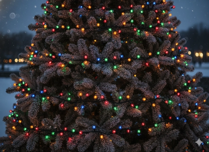 LED świąteczny łańcuch świetlny Cherry ball 200 LED multicolor, 16 m + 3 m