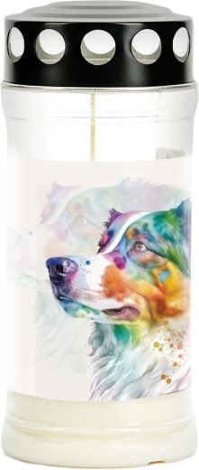 Znicz cmentarny Provence – pies, czas palenia 4 dni