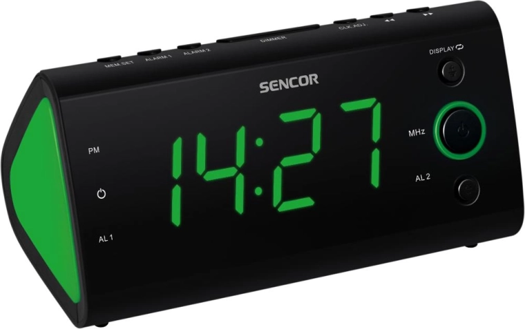 Radiobudzik Sencor SRC 170 GN