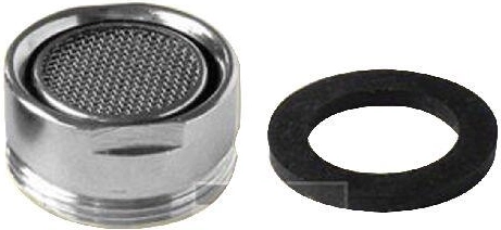 Perlator z gwintem zewnętrznym 24x1 chrom