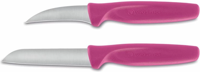 Zestaw noży do warzyw Wüsthof, 2 szt., różowy