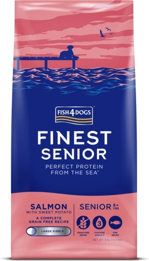 Fish4Dogs karma dla dużych starszych psów łosoś ze słodkimi ziemniakami 6 kg
