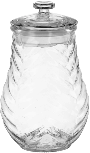 Szklany pojemnik na żywność 1,5 l ze szklaną pokrywką