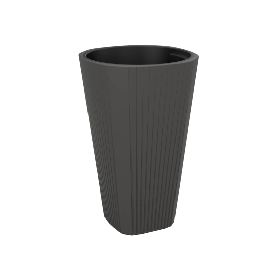 Donica MUZA z wkładem 39 cm antracyt