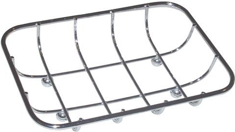 Mydelniczka prostokątna 13 × 9 cm chrom