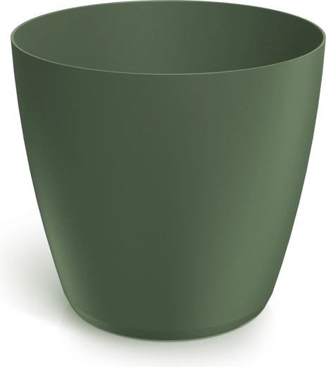 Doniczka Mate 23,8 cm – ciemnozielona plastikowa doniczka
