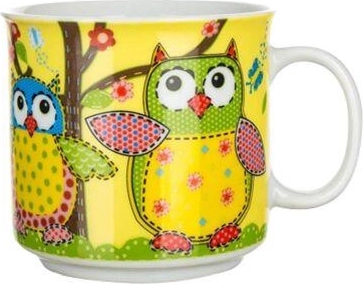 Dziecięcy ceramiczny kubek z motywem sowy 210 ml