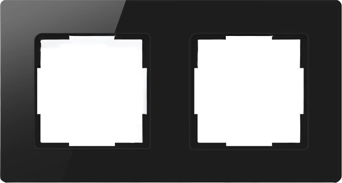Avatto ramka dla 2 modułów TS20, czarna
