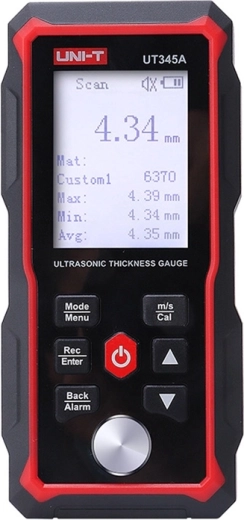 Ultradźwiękowy miernik grubości Uni-T UT345A