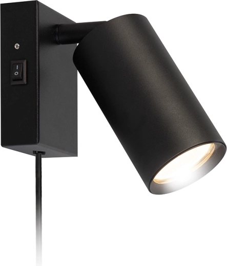 Solight CELE ścienna lampka punktowa GU10 czarna