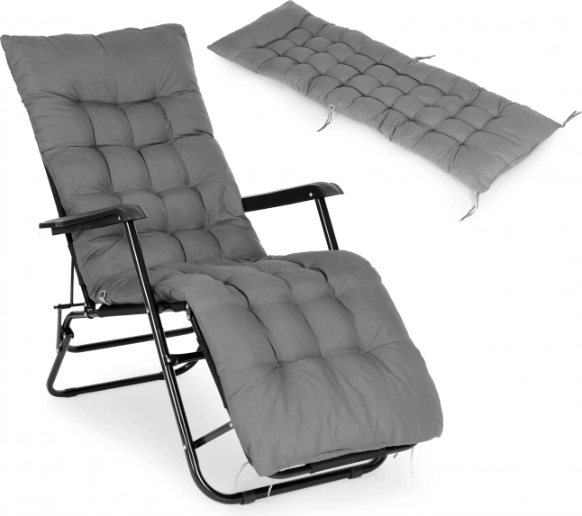 Duża miękka poduszka na leżak ogrodowy MultiGarden 160 cm