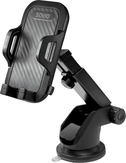 Savio uchwyt samochodowy na telefon z przyssawką i teleskopowym ramieniem
